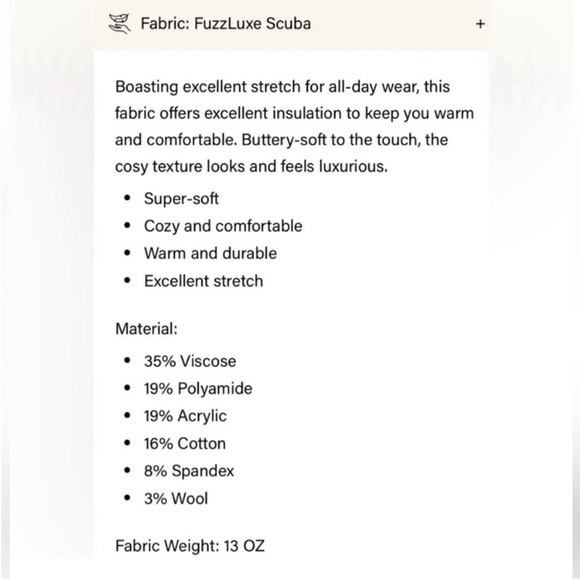 NWT OGL FuzzLuxe High Waisted Straight Leg Pull On Pant - Heather Beige Size L - Picture 10 of 11